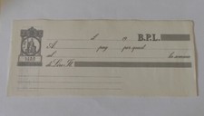 Italia 1962 B.P.L. cambiale in