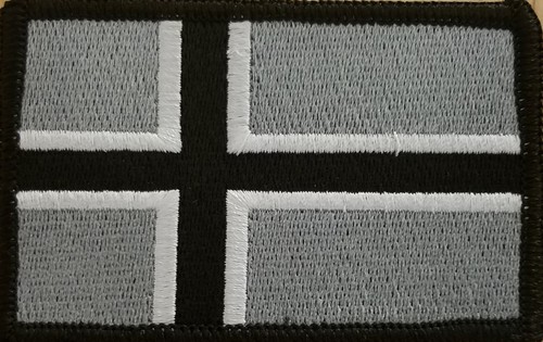 Patch bandiera norvegia con - bandiera,