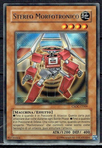 Carta csoc stereo - carta, yu-gi-ho