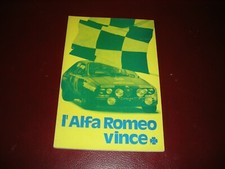 ALFA ROMEO VINCE LIBRETTO