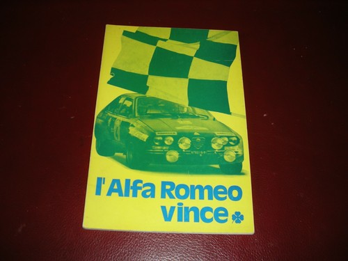 Alfa romeo vince libretto - romeo,