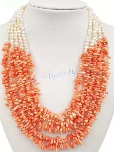 Collana file perle - collana, 5