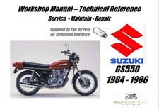 Suzuki GS550 GS 550 Manuale