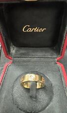 Cartier Anello Ring LOVE Yellow Gold Oro Giallo 15 Size 55 Diamanti Diamonds