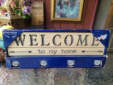 Targa da parete "Benvenuti"