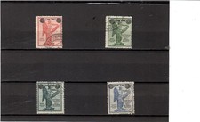 REGNO  1924-ANNIV. VITTORIA SOVRAST.-RARA SERIE COMPLETA USATA-SPED.GRATUITA