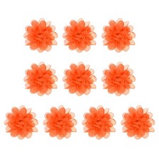 10 pezzi 3,9" chiffon fiori
