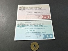 Set banconote italia - banconote, 1977