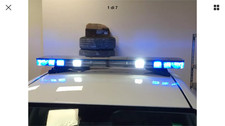Barra lampeggiante led blu x - barra,