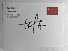 Autografo SHAO JIAYI-40 Tappi CINA-Pechino Gouan-1860-Energia Cottbus-firmato