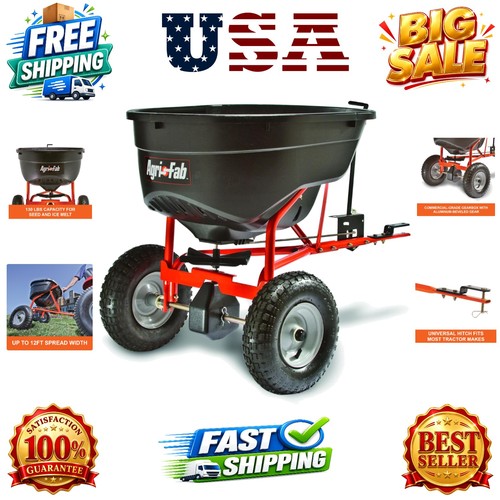 Pull behind broadcast - broadcast, spreader