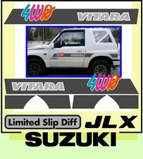 Adesivi SUZUKI - JLX fuoristrada 4WD - VITARA fasce laterali