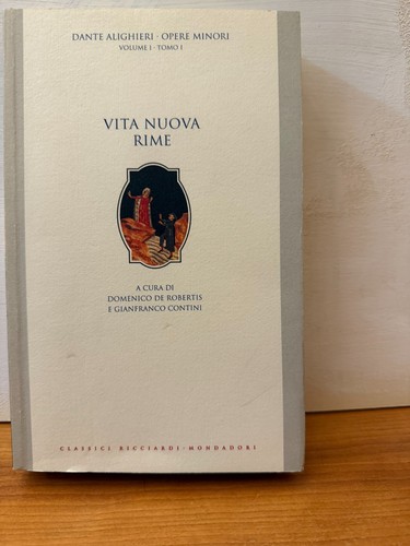 Vita nuova rime - nuova,