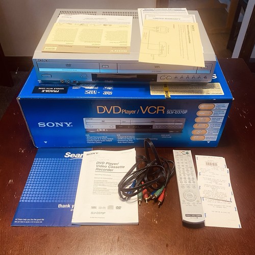 Sony slv d370p lettore dvd - lettore, vhs