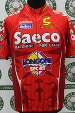 maglia ciclismo SAECO CANNONDALE TG L Y93 bike shirt maillot trikot jersey