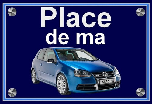 Plaque place de - plaque, "