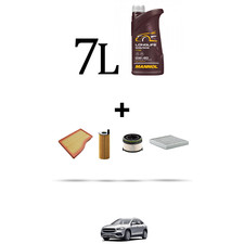 HOFFCAR Kit tagliando 4 FILTRI
