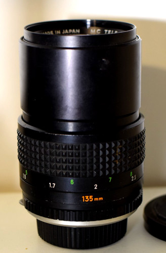 Minolta tele rokkor 135mm - 135mm, /