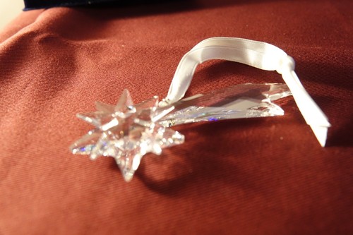 Ornamento cometa swarovski - ornamento,