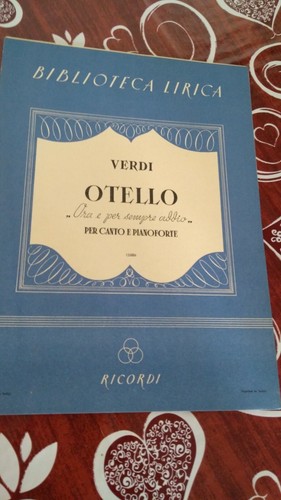 Spartito opera canto - d'opera,