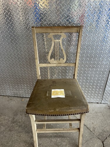 Antica sedia laterale vintage