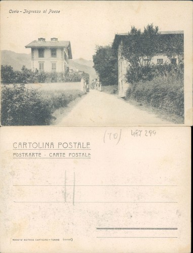 Corio ingresso paese - corio,ingresso, al