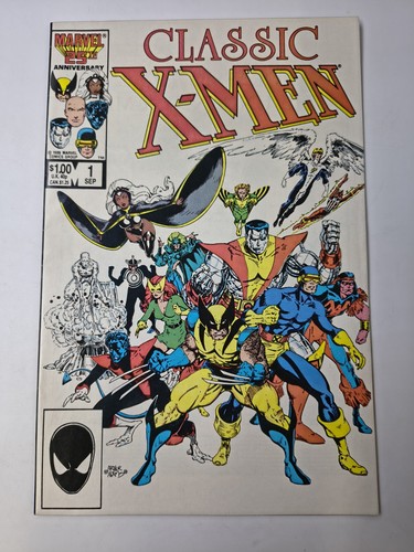 Classic men 1 1986 - x-men, #1