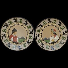 LOI BELLA COPPIA PIATTI CERAMICA SARDA