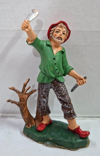 Statuina boscaiolo economica - statuina,