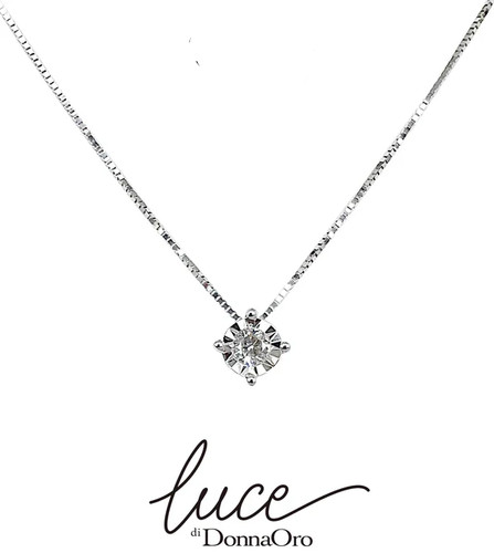 Collana donnaoro oro bianco - collana,