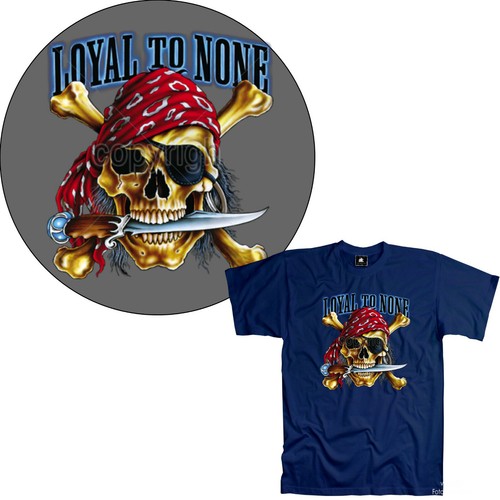 Shirt pirata rocker biker - t-shirt,