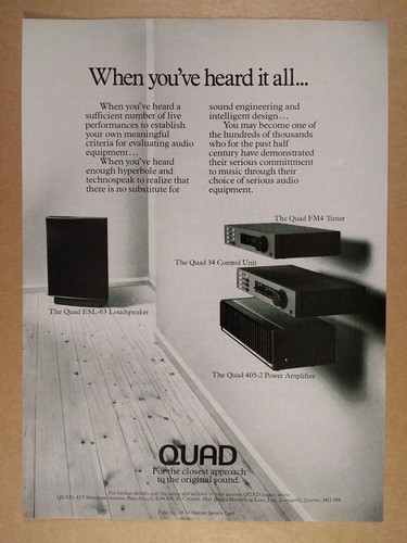 Amplificatore quad 405 1983 - amplificatore,