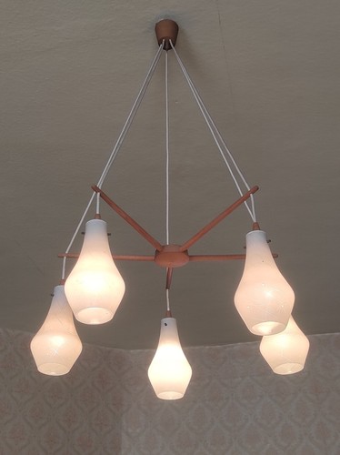 Lampada soffitto teak - lampada, in