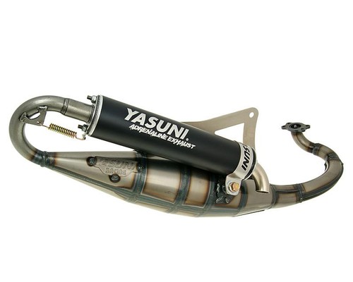 Scarico yasuni scooter nero - scarico,
