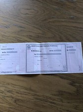 Vaglia Postale Modello Originale L 20