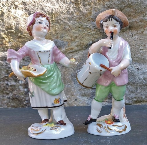 Coppia figurine antiche - figurine, in