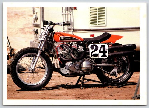 Cartolina moto harley davidson - cartolina,