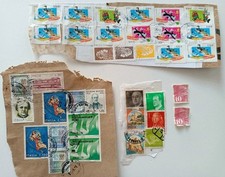 36 Francobolli Lotto Italia Francia, Spagna Svizzera Castello Looney Toons Vedi 