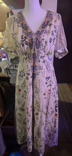 Abito midi floreale geisha - floreale,