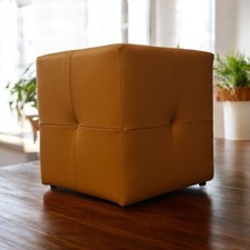 Pouf Quadrato Vera Pelle