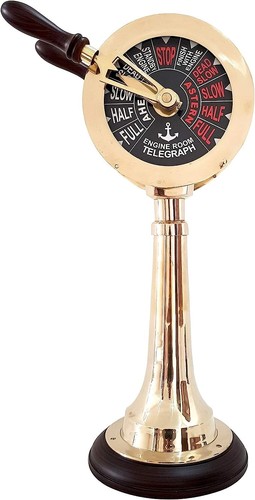 Raro telegrafo nave ottone - , 21"