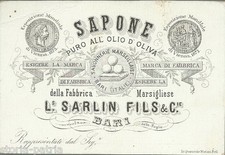 PUGLIA_BARI_OLIO D'OLIVA_SAPONE_FABBRICA MARSIGLIESE_SARLIN_PUBBLICITARIA_FORLI'