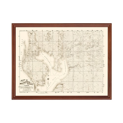 Vecchia mappa della - , contea
