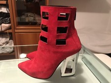 Marc Ellis Stivaletti N. 36 Tacco 12 Camoscio Rosso