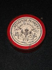 Scatola piccola latta Reglisse Florent Pate caramelle Avignon Vintage 