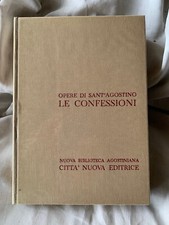 OPERE Sant'Agostino -  LE CONFESSIONI - CITTÀ NUOVA - 1975 - 3ED#