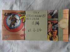 TEX STRISCIA OTTAVA SERIE AZZURRA 1/14 COMPLETA ANASTATICA