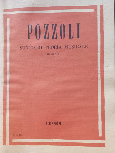 Pozzoli sunto teoria - di,