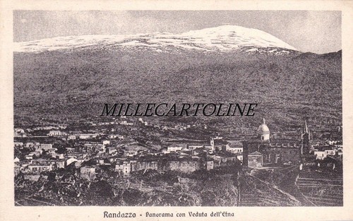 Randazzo panorama con - randazzo:, veduta