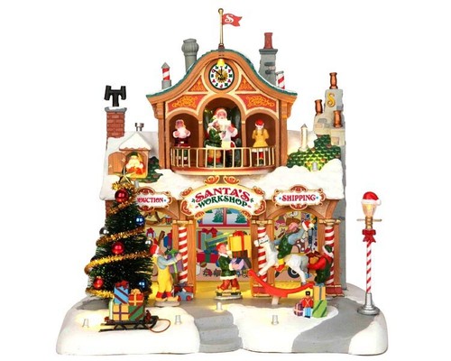 Laboratorio babbo natale scena - natale,